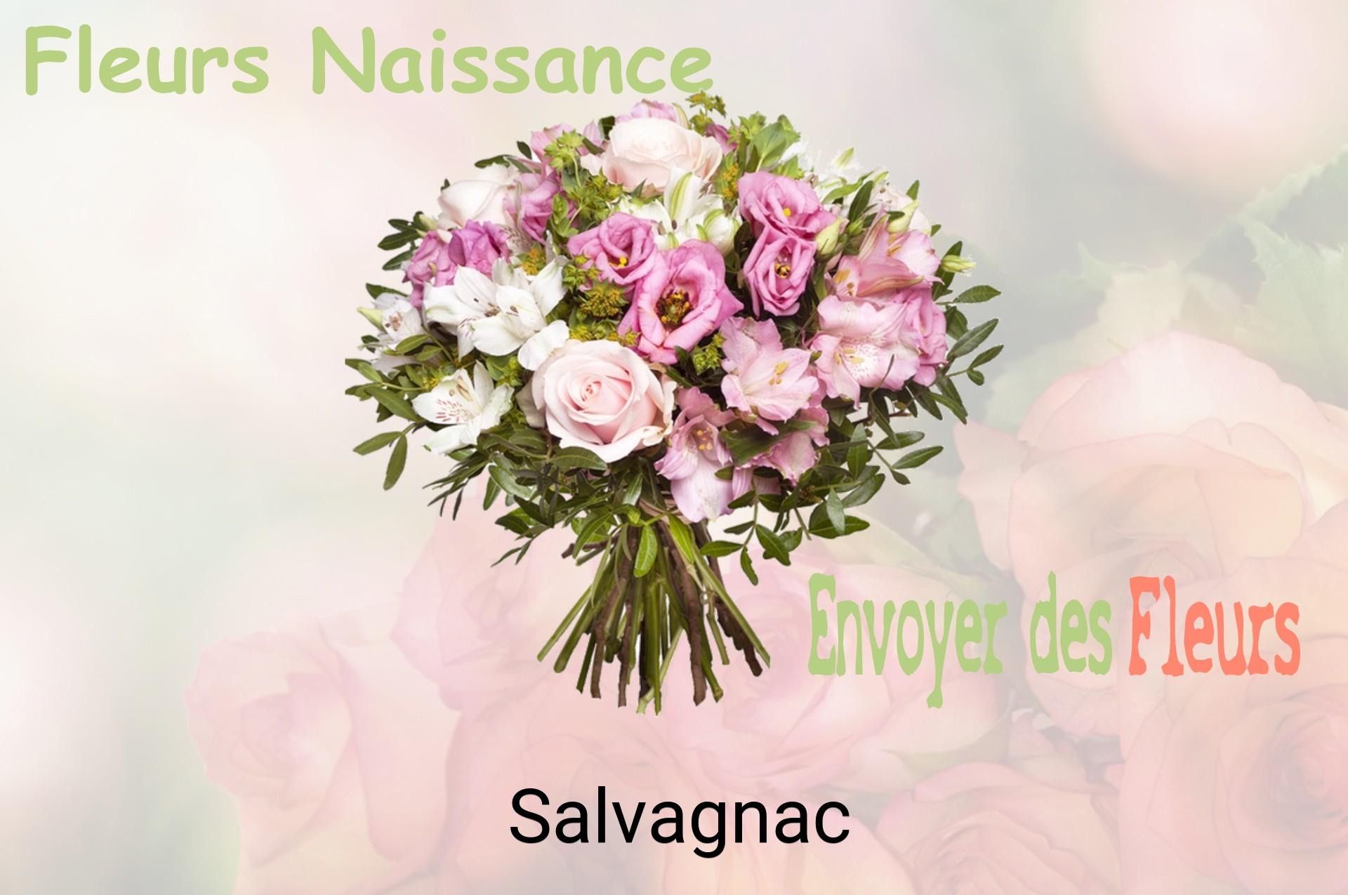 Bouquet de fleurs de naissance livré à Salvagnac